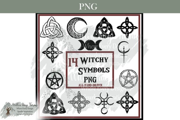Download Witchy Symbols PNG Bundle Mystic Designs - Symbol Collection