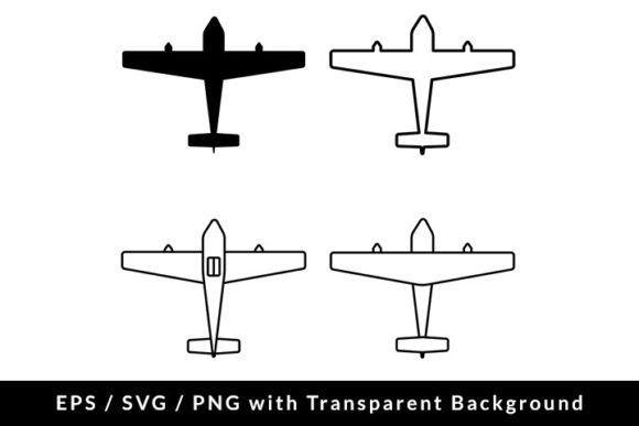 Download Airplane Icon Symbol Set EPS SVG PNG - Symbol set Collection