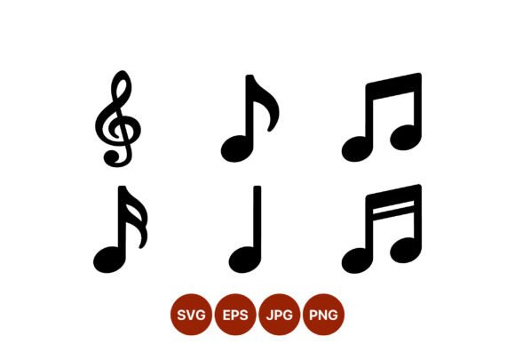 Download Music Note Symbols Vector Art Set - Symbol Collection
